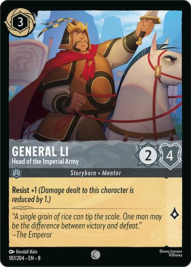 General Li - Head of the Imperial Army (187/204) [Reign of Jafar] | Rock City Comics