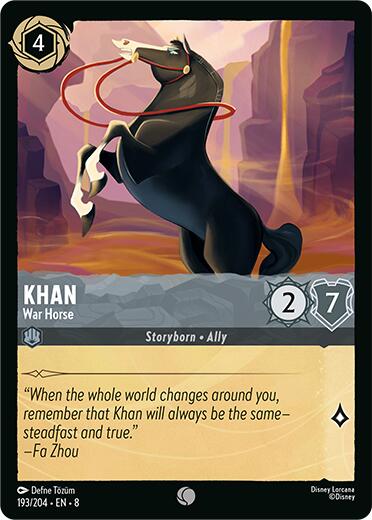 Khan - War Horse (193/204) [Reign of Jafar] | Rock City Comics