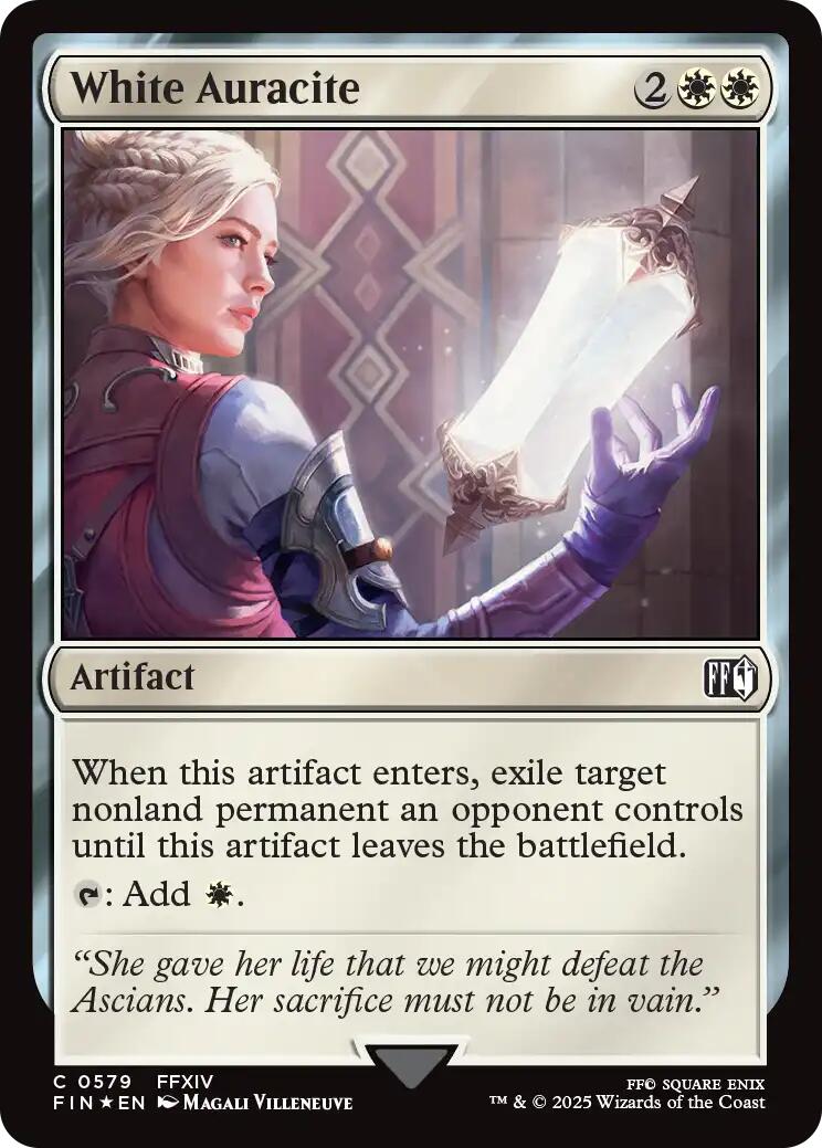 White Auracite (Surge Foil) [FINAL FANTASY] | Rock City Comics