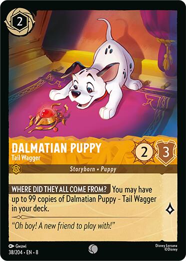 Dalmatian Puppy - Tail Wagger (38/204) [Reign of Jafar] | Rock City Comics