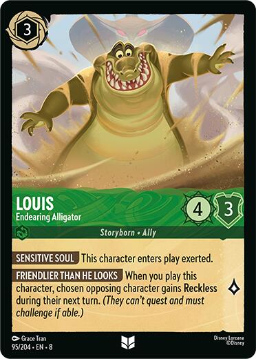 Louis - Endearing Alligator (95/204) [Reign of Jafar] | Rock City Comics
