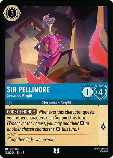Sir Pellinore - Seasoned Knight (154/204) [Reign of Jafar] | Rock City Comics