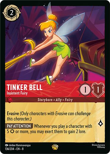Tinker Bell - Insistent Fairy (136/204) [Reign of Jafar] | Rock City Comics