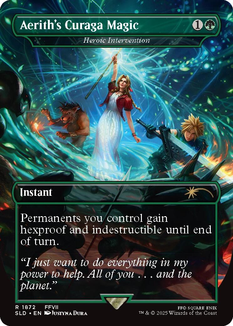 Aerith's Curaga Magic - Heroic Intervention [Secret Lair Drop Series] | Rock City Comics
