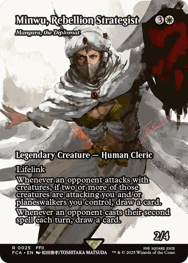 Minwu, Rebellion Strategist - Mangara, the Diplomat (Showcase) [FINAL FANTASY : Through the Ages] | Rock City Comics