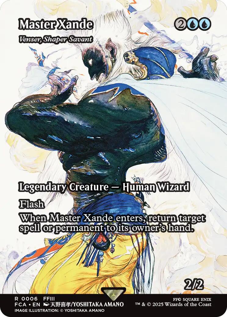Master Xande - Venser, Shaper Savant (Showcase) [FINAL FANTASY : Through the Ages] | Rock City Comics