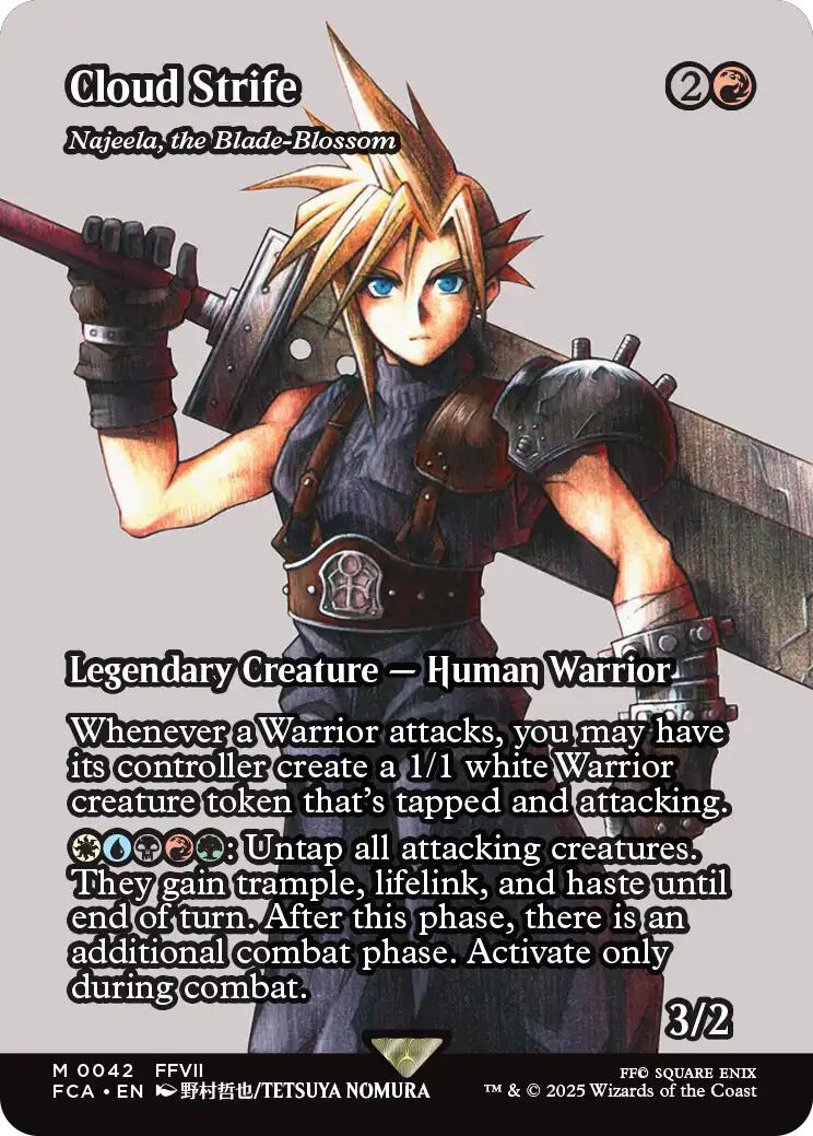 Cloud Strife - Najeela, the Blade-Blossom (Showcase) [FINAL FANTASY : Through the Ages] | Rock City Comics
