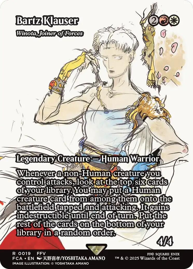 Bartz Klauser - Winota, Joiner of Forces (Showcase) [FINAL FANTASY : Through the Ages] | Rock City Comics