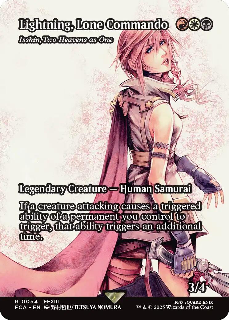 Lightning, Lone Commando - Isshin, Two Heavens as One (Showcase) [FINAL FANTASY : Through the Ages] | Rock City Comics