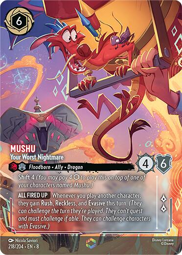 Mushu - Your Worst Nightmare (Enchanted) (218/204) [Reign of Jafar] | Rock City Comics