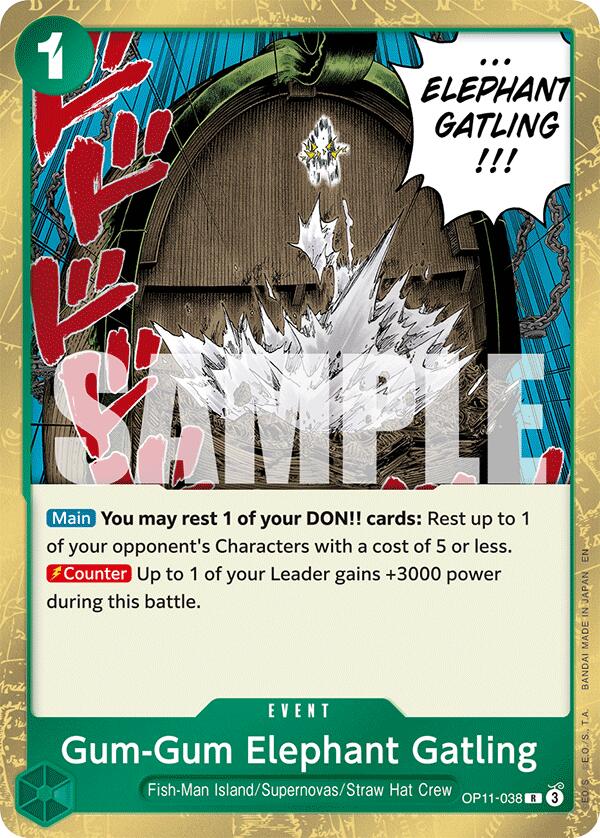 Gum-Gum Elephant Gatling [A Fist of Divine Speed] | Rock City Comics