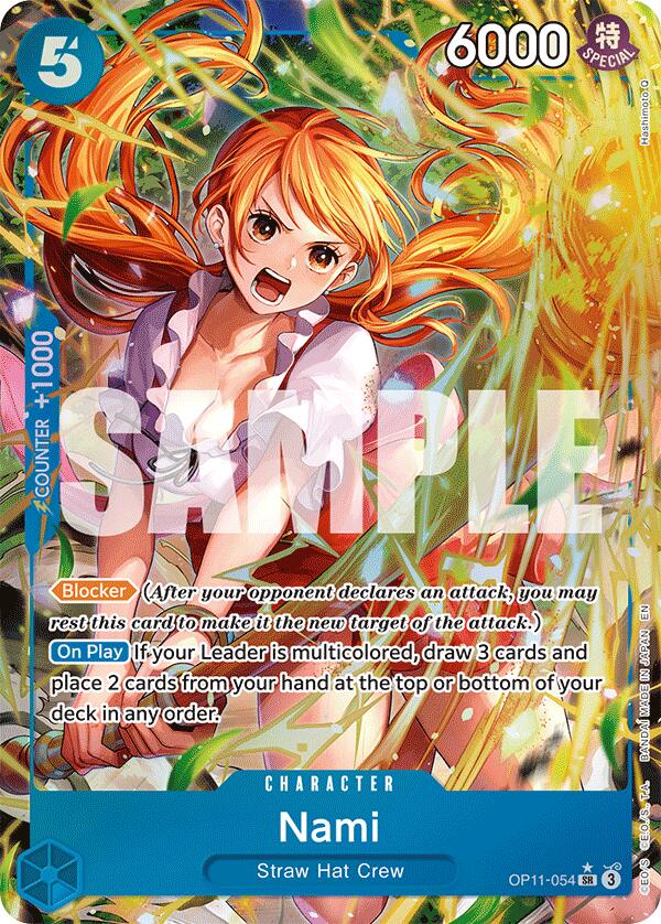 Nami (054) (Alternate Art) [A Fist of Divine Speed] | Rock City Comics
