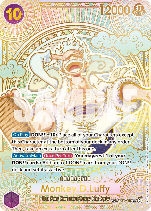 Monkey.D.Luffy (SP) (Gold) [A Fist of Divine Speed] | Rock City Comics