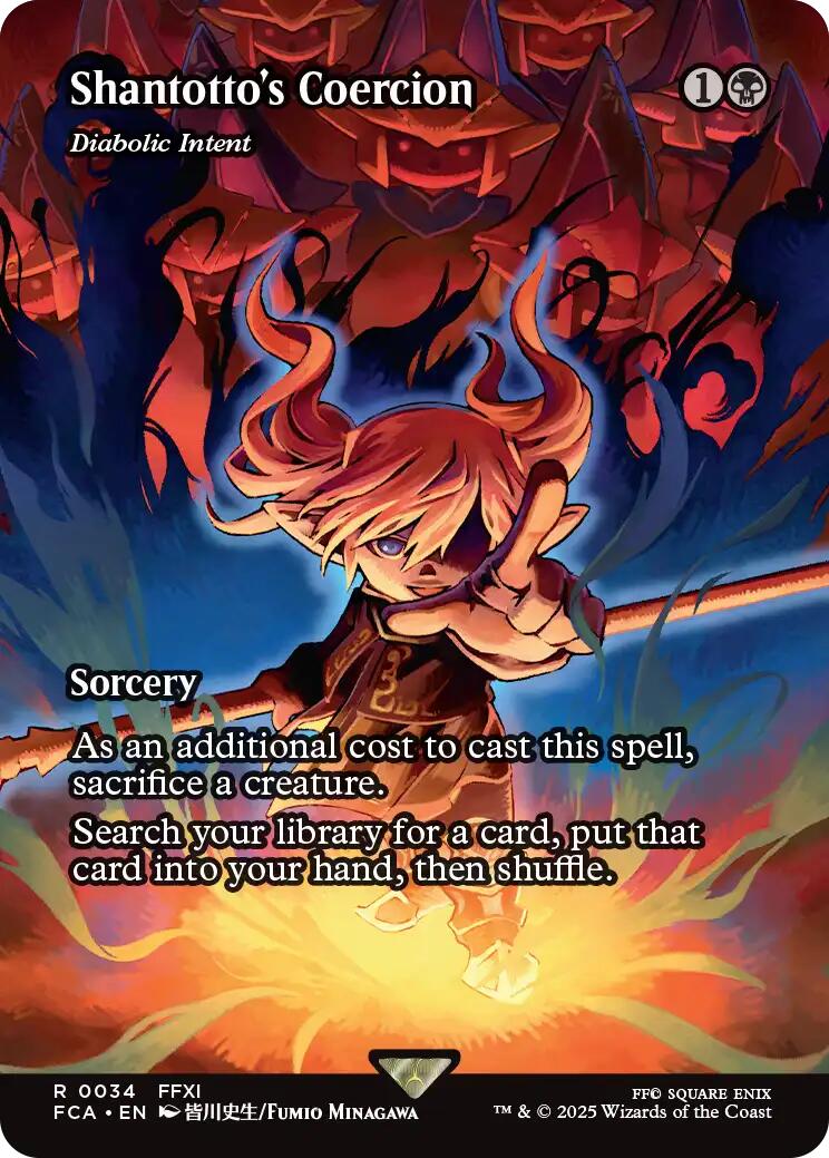 Shantotto's Coercion - Diabolic Intent (Showcase) [FINAL FANTASY : Through the Ages] | Rock City Comics