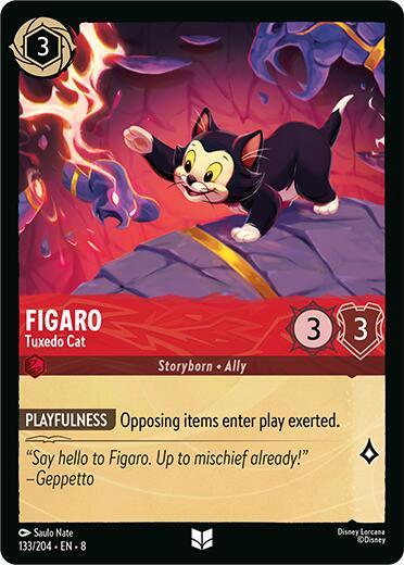Figaro - Tuxedo Cat (133/204) [Reign of Jafar] | Rock City Comics