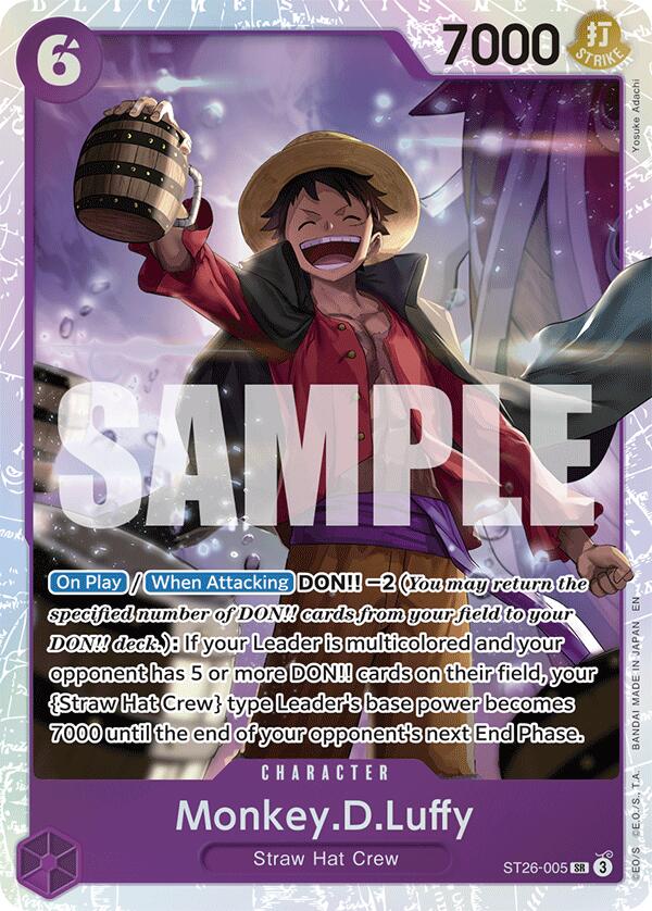 Monkey.D.Luffy (ST26-005) [Starter Deck: Purple/Black Monkey.D.Luffy] | Rock City Comics