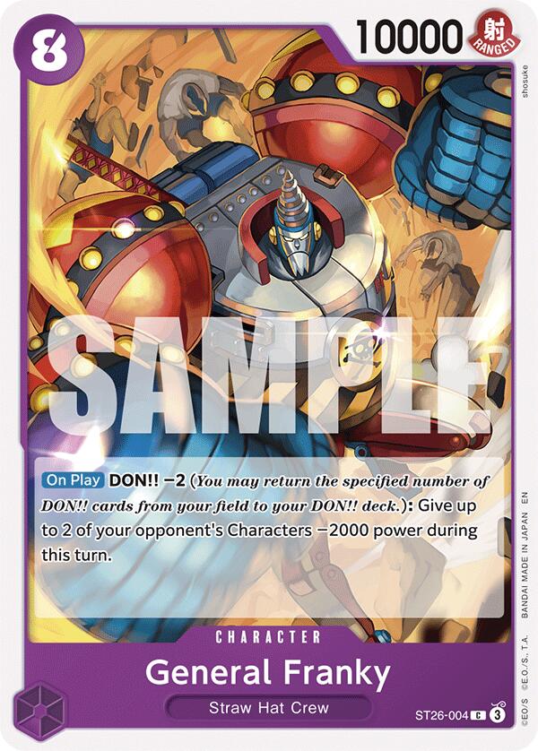 General Franky [Starter Deck: Purple/Black Monkey.D.Luffy] | Rock City Comics