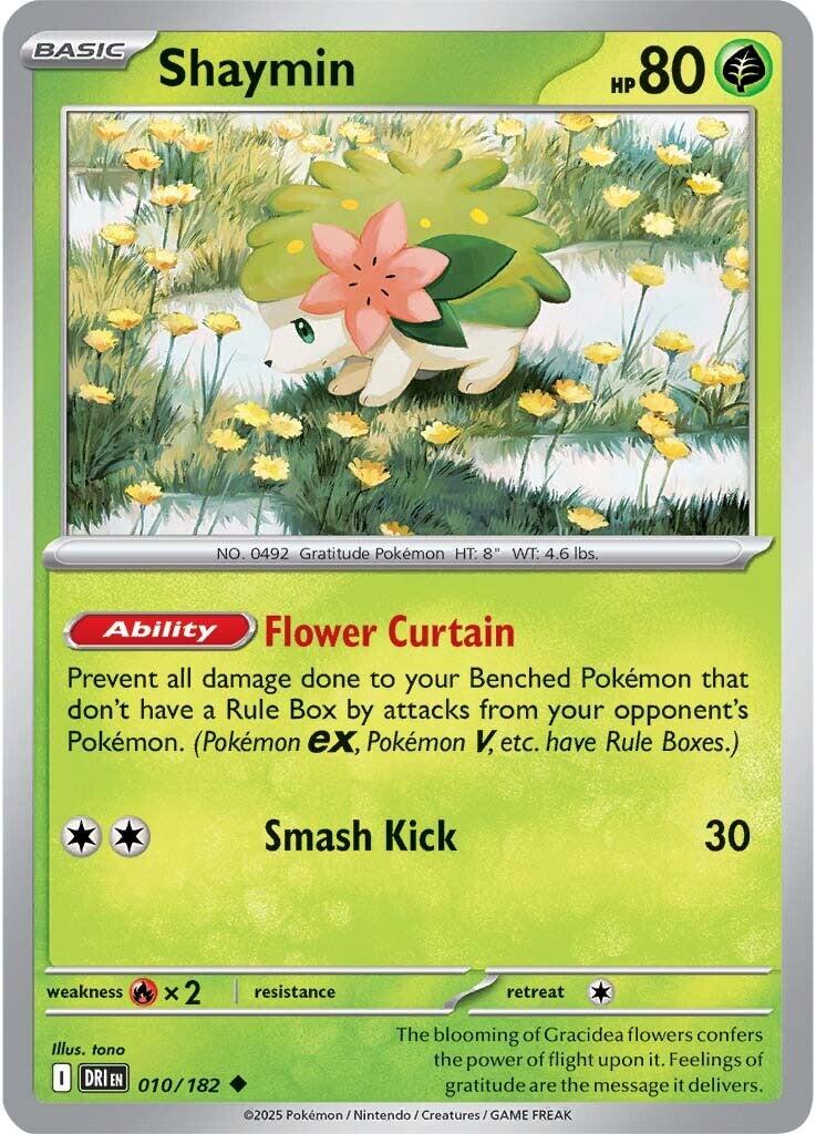 Shaymin (010/182) [Scarlet & Violet: Destined Rivals] | Rock City Comics