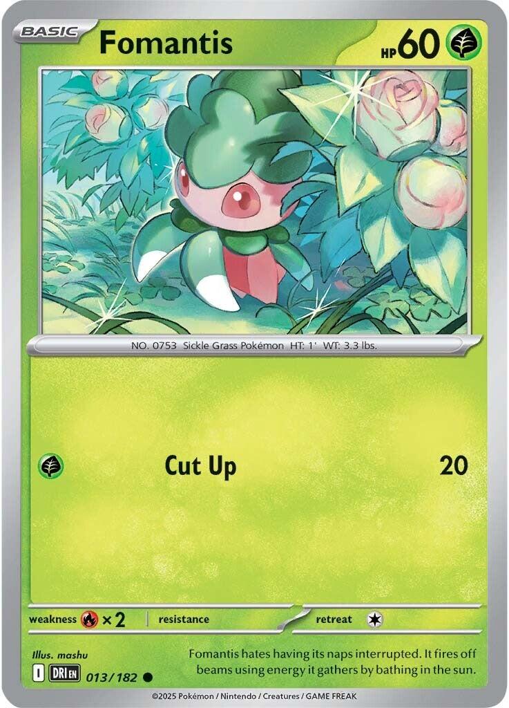 Fomantis (013/182) [Scarlet & Violet: Destined Rivals] | Rock City Comics