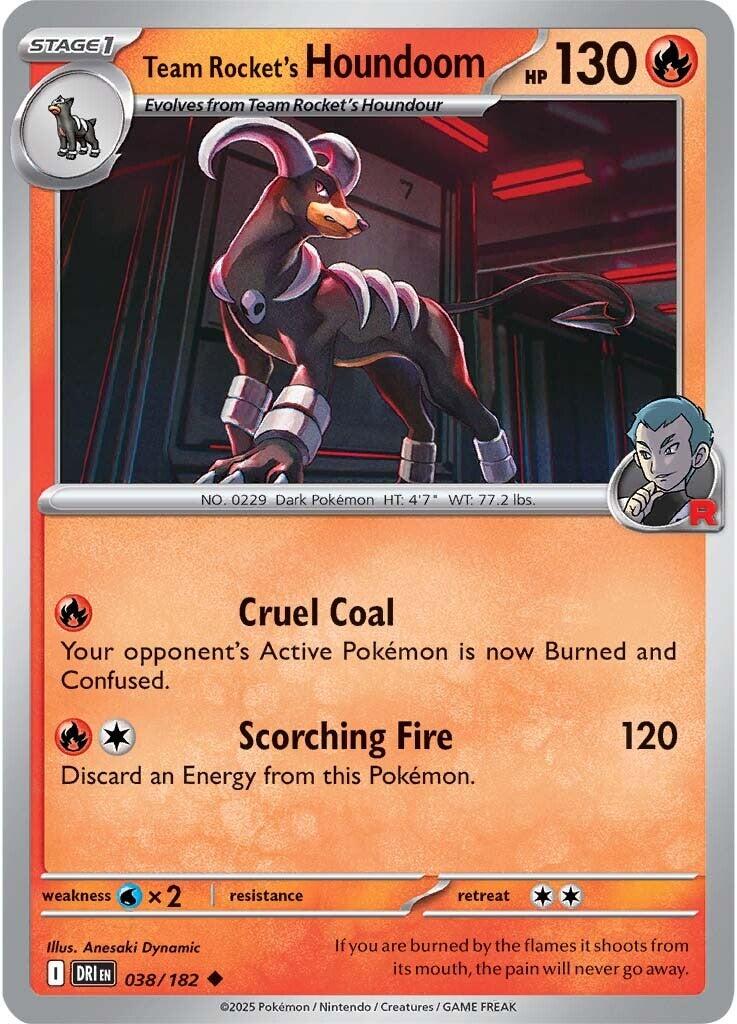 Team Rocket's Houndoom (038/182) [Scarlet & Violet: Destined Rivals] | Rock City Comics