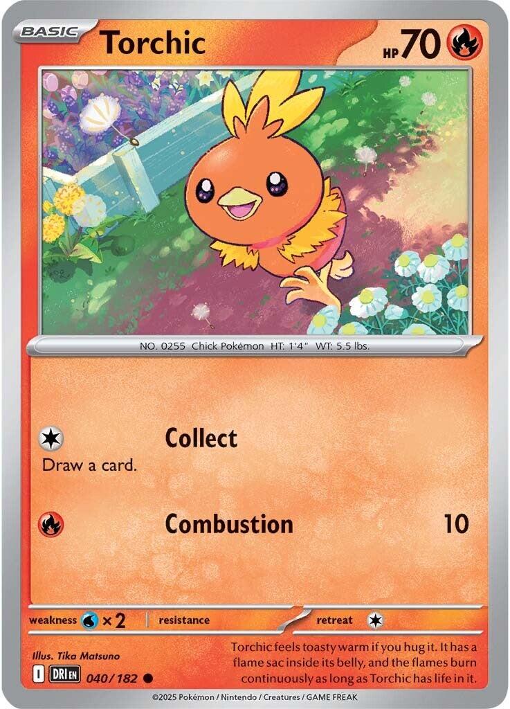 Torchic (040/182) [Scarlet & Violet: Destined Rivals] | Rock City Comics