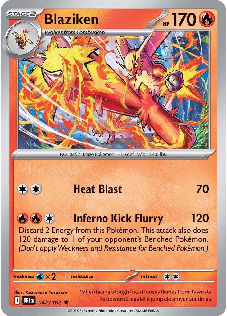 Blaziken (042/182) [Scarlet & Violet: Destined Rivals] | Rock City Comics