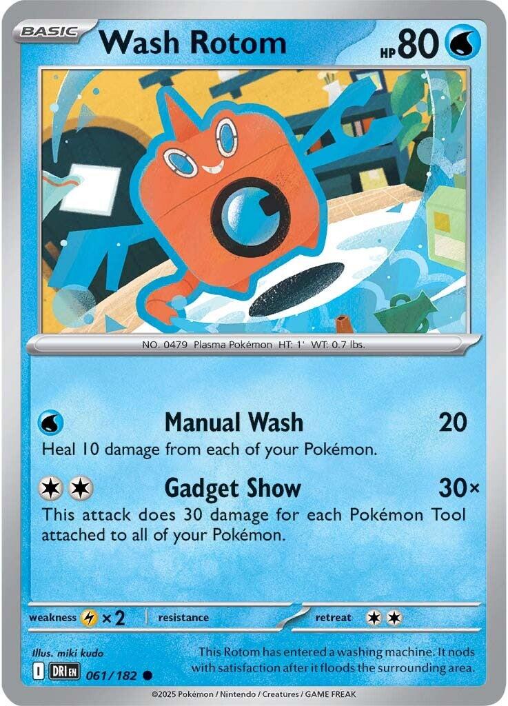 Wash Rotom (061/182) [Scarlet & Violet: Destined Rivals] | Rock City Comics