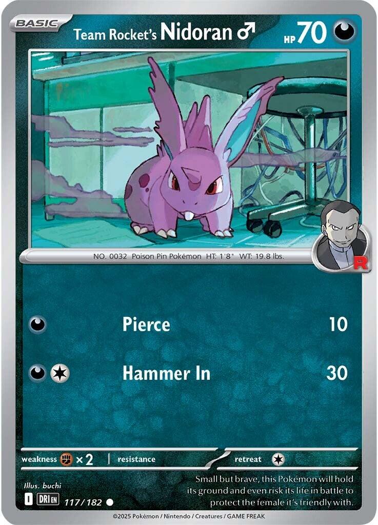 Team Rocket's Nidorand (117/182) [Scarlet & Violet: Destined Rivals] | Rock City Comics