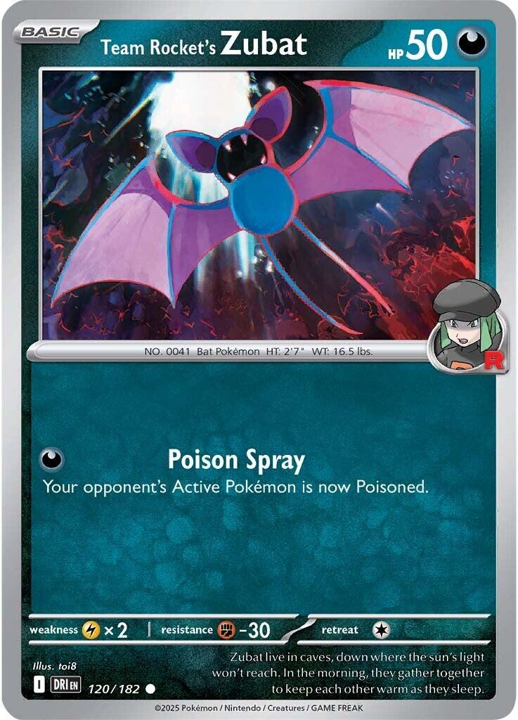 Team Rocket's Zubat (120/182) [Scarlet & Violet: Destined Rivals] | Rock City Comics