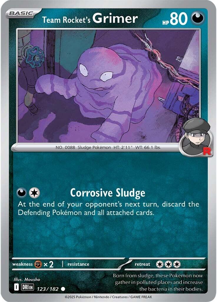 Team Rocket's Grimer (123/182) [Scarlet & Violet: Destined Rivals] | Rock City Comics