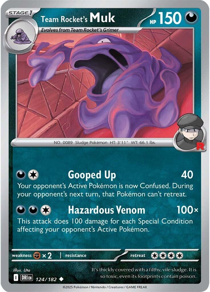 Team Rocket's Muk (124/182) [Scarlet & Violet: Destined Rivals] | Rock City Comics