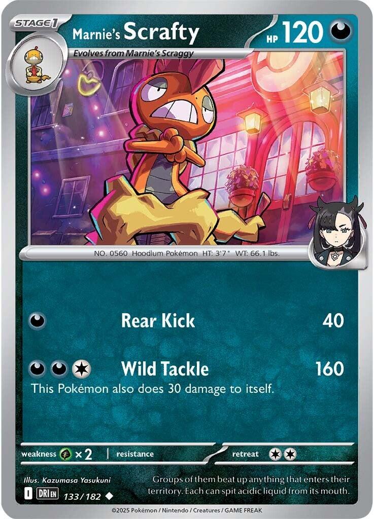 Marnie's Scrafty (133/182) [Scarlet & Violet: Destined Rivals] | Rock City Comics