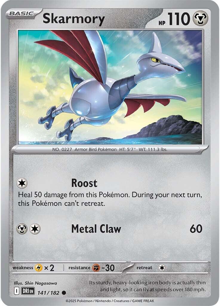 Skarmory (141/182) [Scarlet & Violet: Destined Rivals] | Rock City Comics