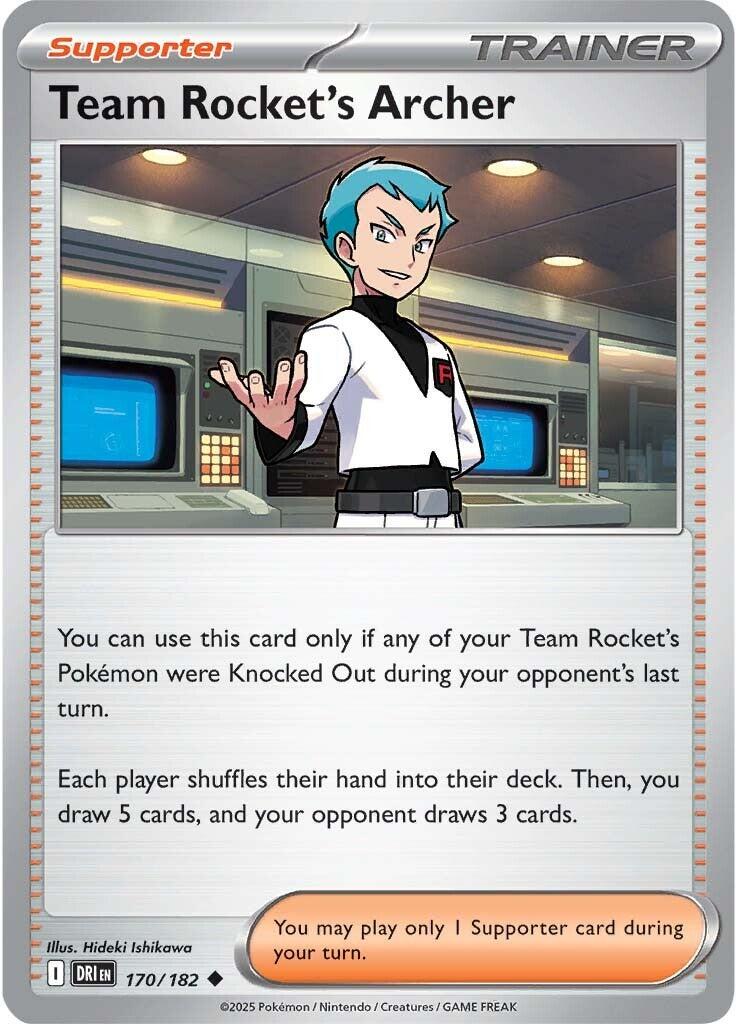 Team Rocket's Archer (170/182) [Scarlet & Violet: Destined Rivals] | Rock City Comics