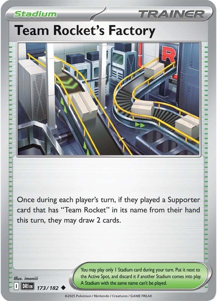 Team Rocket's Factory (173/182) [Scarlet & Violet: Destined Rivals] | Rock City Comics