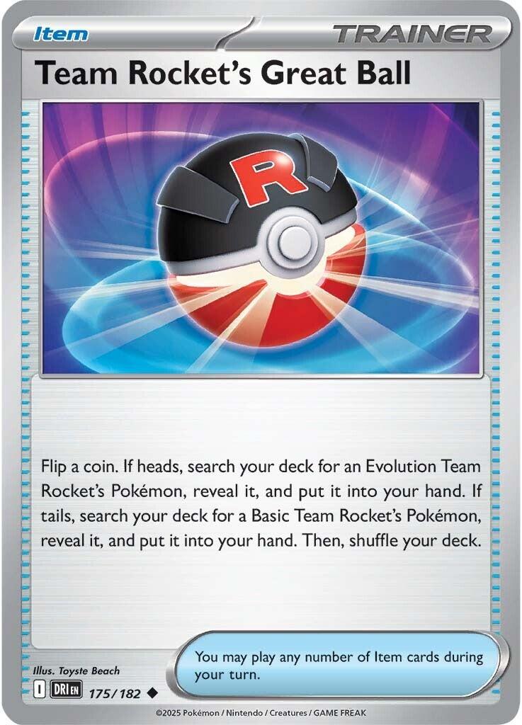Team Rocket's Great Ball (175/182) [Scarlet & Violet: Destined Rivals] | Rock City Comics