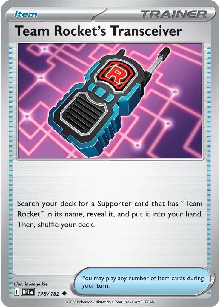 Team Rocket's Transceiver (178/182) [Scarlet & Violet: Destined Rivals] | Rock City Comics