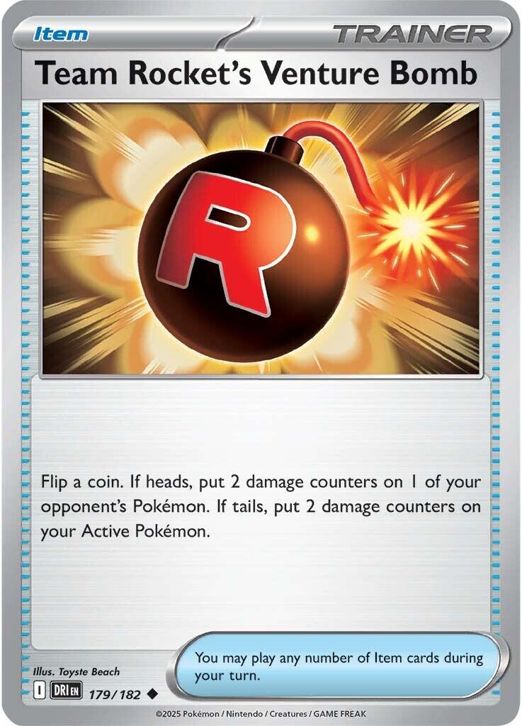 Team Rocket's Venture Bomb (179/182) [Scarlet & Violet: Destined Rivals] | Rock City Comics