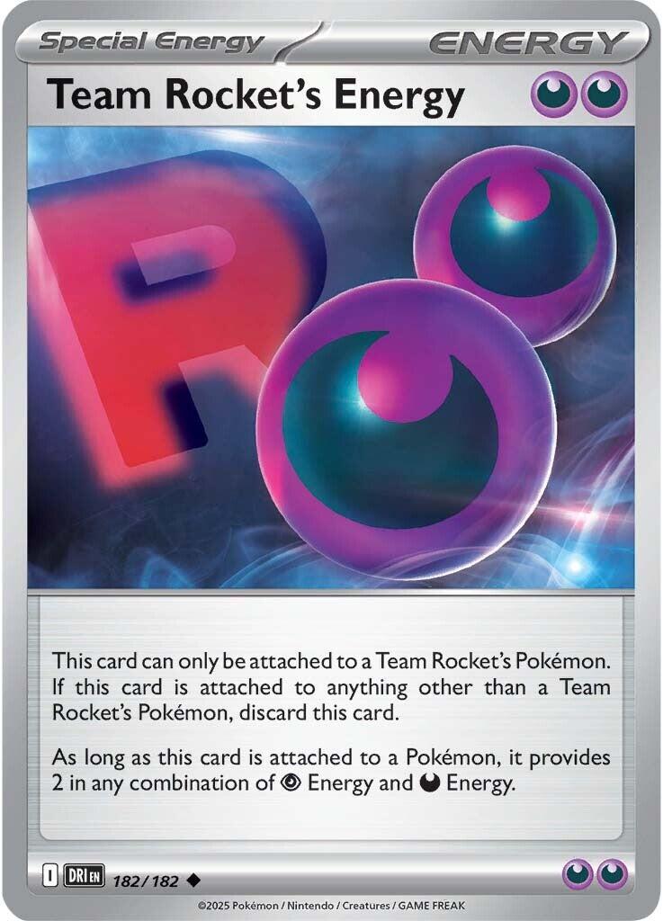 Team Rocket's Energy (182/182) [Scarlet & Violet: Destined Rivals] | Rock City Comics