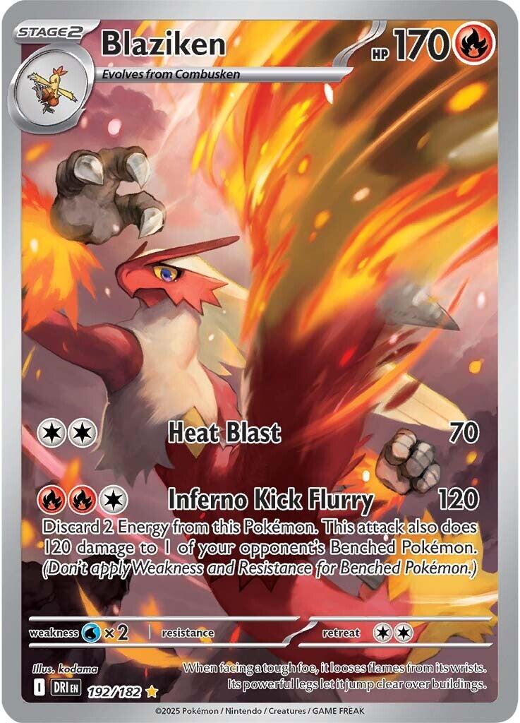 Blaziken (192/182) [Scarlet & Violet: Destined Rivals] | Rock City Comics