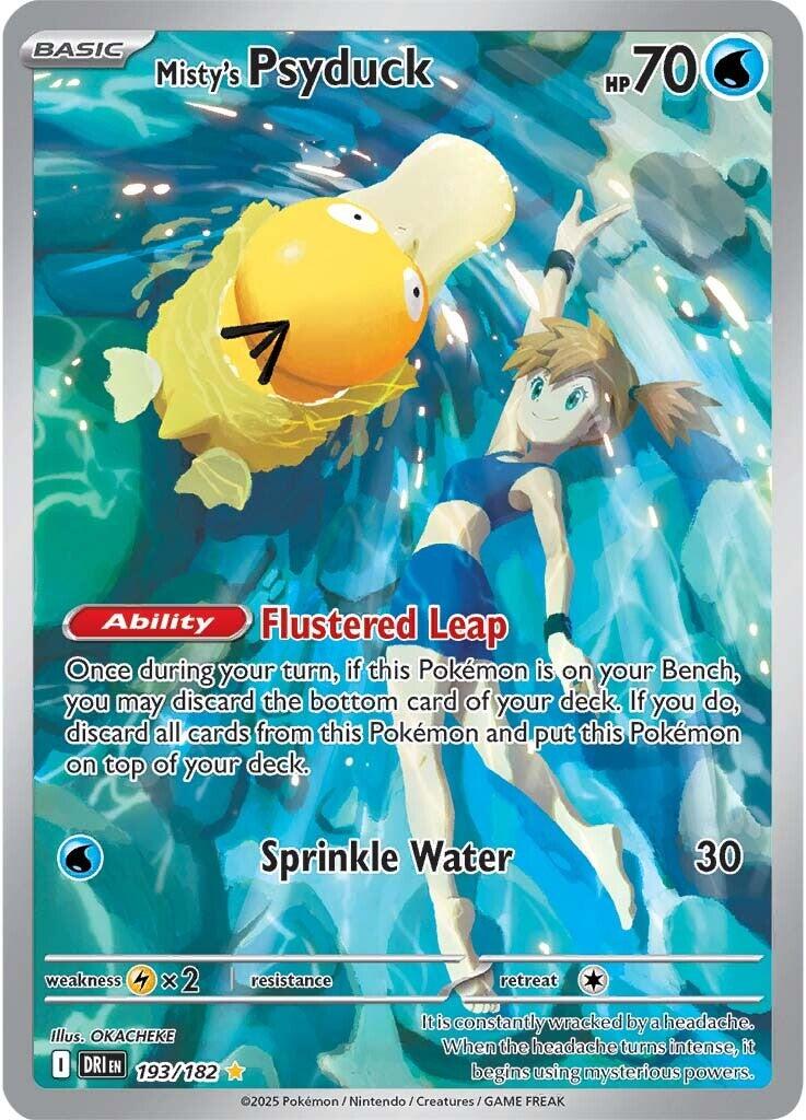 Misty's Psyduck (193/182) [Scarlet & Violet: Destined Rivals] | Rock City Comics
