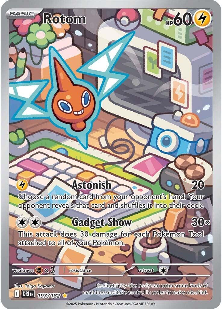 Rotom (197/182) [Scarlet & Violet: Destined Rivals] | Rock City Comics