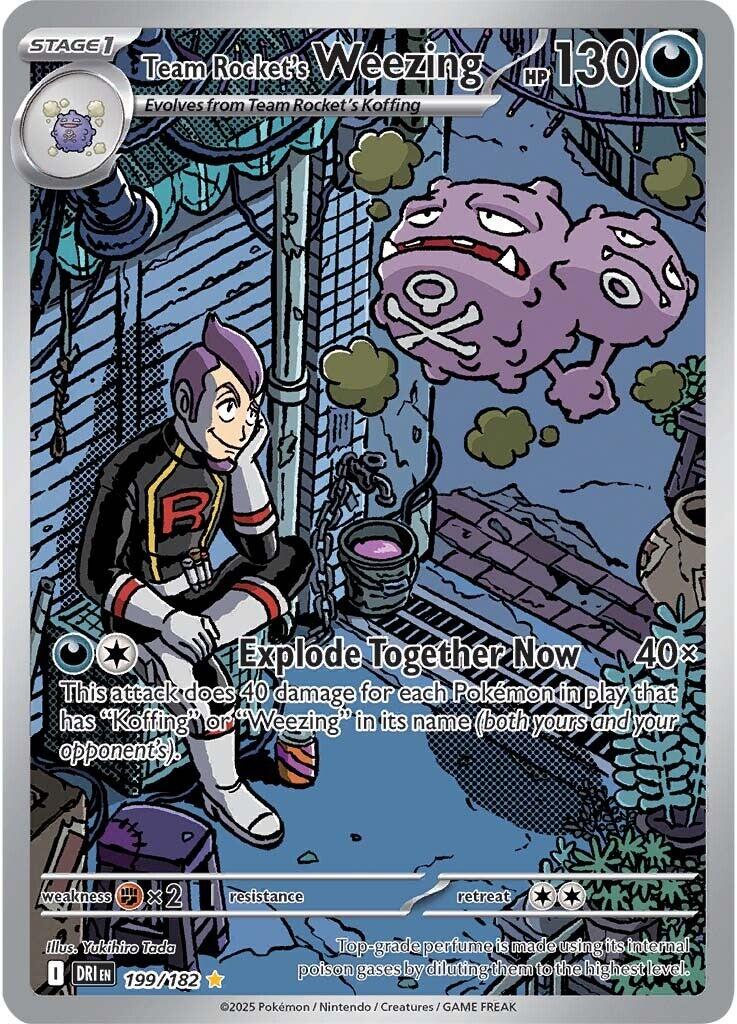 Team Rocket's Weezing (199/182) [Scarlet & Violet: Destined Rivals] | Rock City Comics