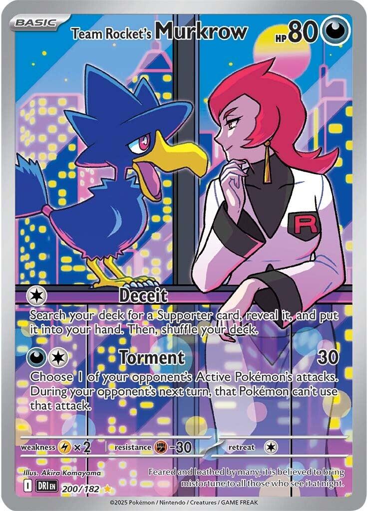 Team Rocket's Murkrow (200/182) [Scarlet & Violet: Destined Rivals] | Rock City Comics