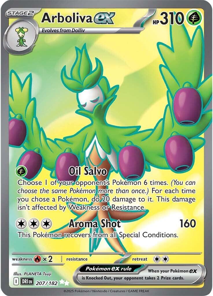 Arboliva ex (207/182) [Scarlet & Violet: Destined Rivals] | Rock City Comics