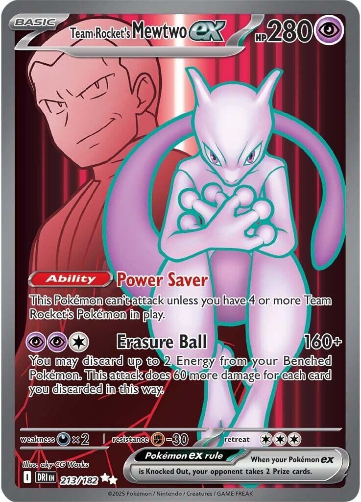Team Rocket's Mewtwo ex (213/182) [Scarlet & Violet: Destined Rivals] | Rock City Comics