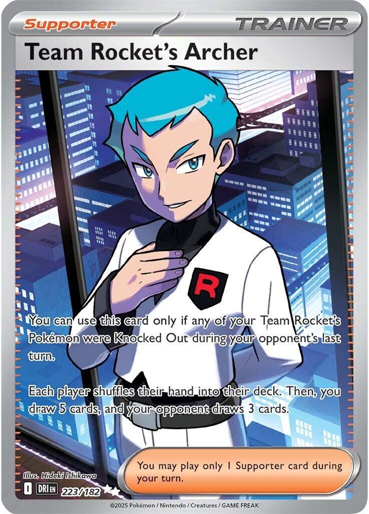 Team Rocket's Archer (223/182) [Scarlet & Violet: Destined Rivals] | Rock City Comics
