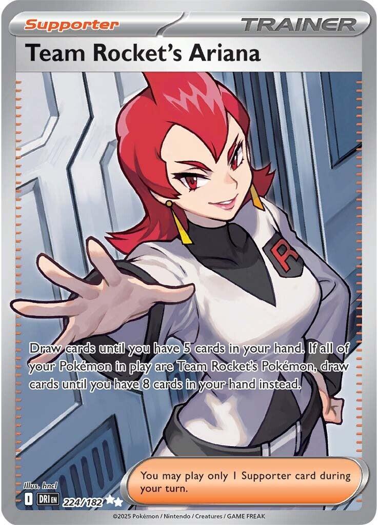 Team Rocket's Ariana (224/182) [Scarlet & Violet: Destined Rivals] | Rock City Comics