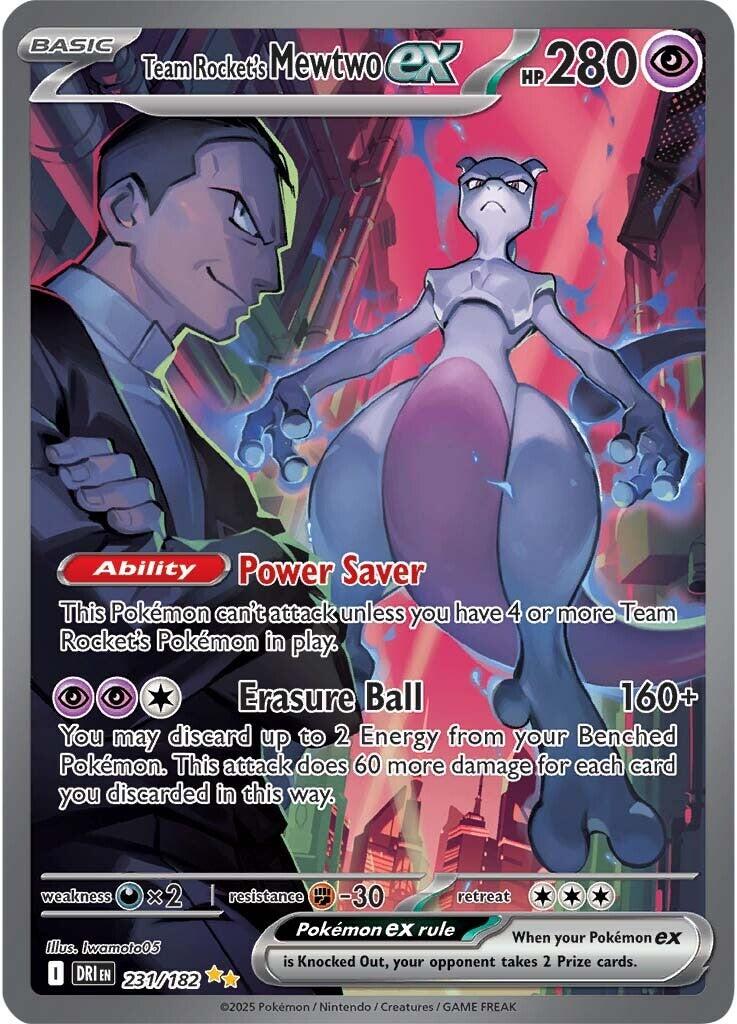 Team Rocket's Mewtwo ex (231/182) [Scarlet & Violet: Destined Rivals] | Rock City Comics