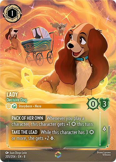 Lady - Decisive Dog (Enchanted) (205/204) [Reign of Jafar] | Rock City Comics